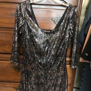 GUESS sequined short cocktail dress Sz 10